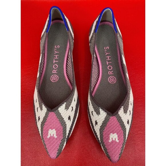 Rothy’s Shoes - Rothy's Rare Moroccan Rose Limited Edition The Point Flats Shoes Sz 8